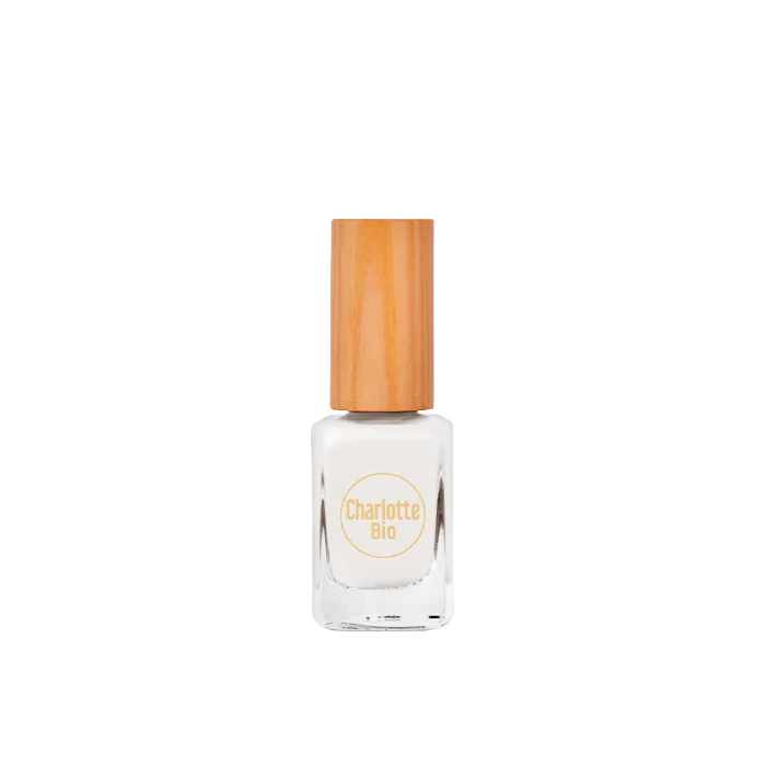 Lac vegan de unghii Blanc, 10ml, Charlotte Bio