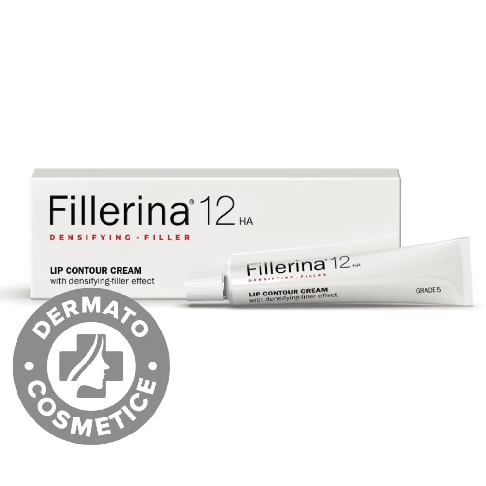 Crema pentru conturul buzelor Grad 5 12HA Densifying Filler Fillerina, 15ml, Labo