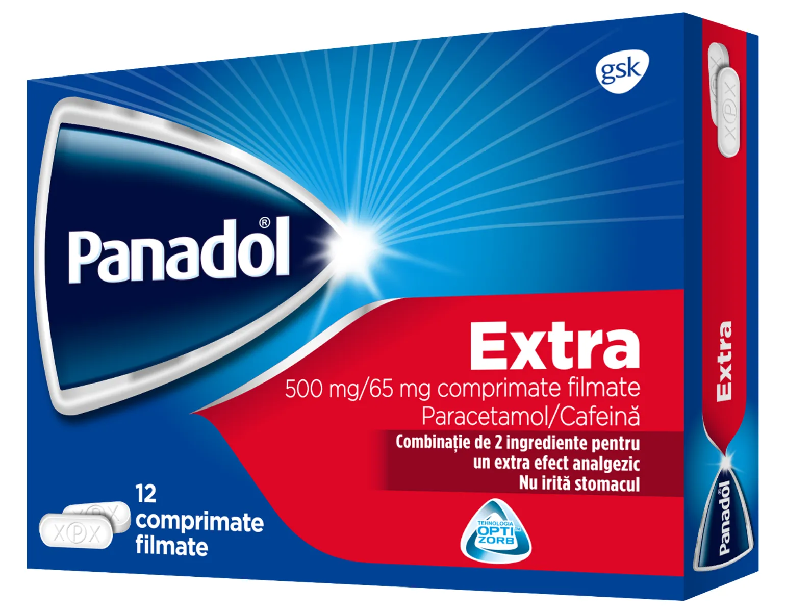 Panadol Extra 12 Comprimate Gsk Drmax Farmacie 1430