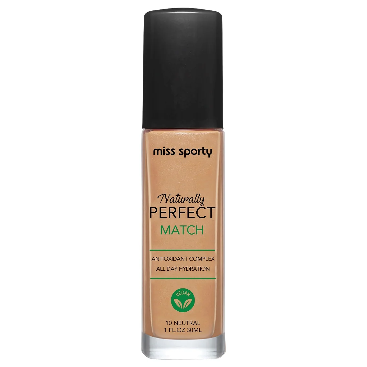 Fond de ten Naturally Perfect Match 10 Neutral, 30ml, Miss Sporty