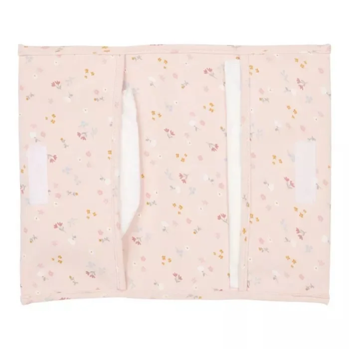 Plic pentru scutece si servetele umede Little Pink Flowers, 1 bucata, Little Dutch 