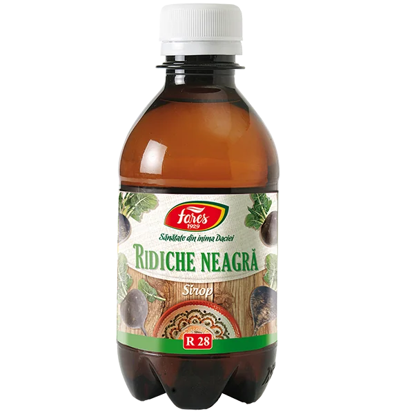 Sirop Ridiche neagra, 250 ml, Fares