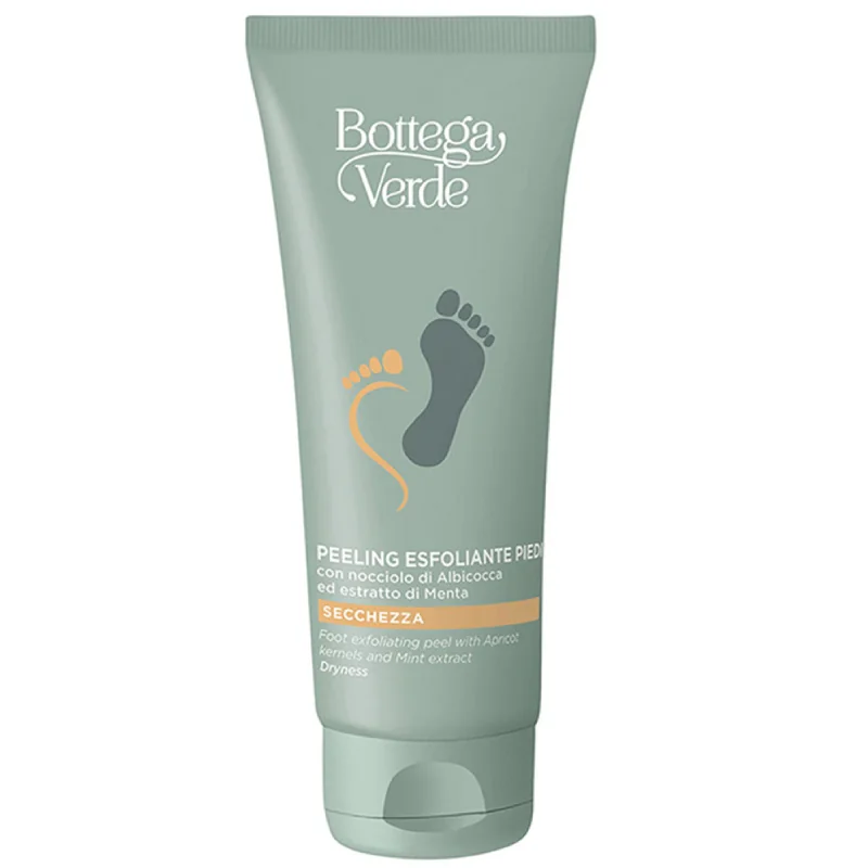 Peeling exfoliant pentru picioare cu samburi de caise Speciale Pedi, 100ml, Bottega Verde