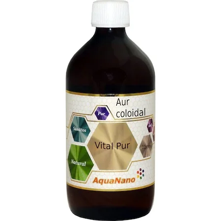 Aur coloidal Vital-Pur 10ppm, 480ml, Aghoras