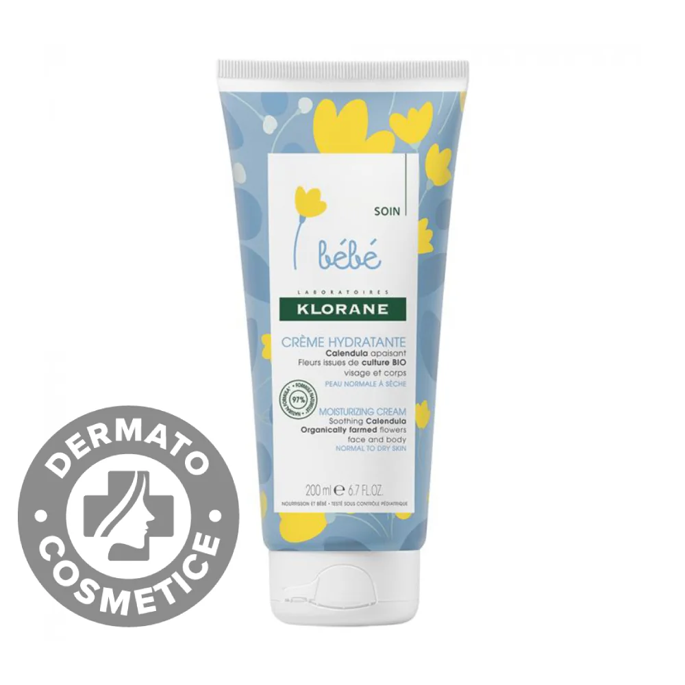 Crema hidratanta, 200ml, Klorane Bebe