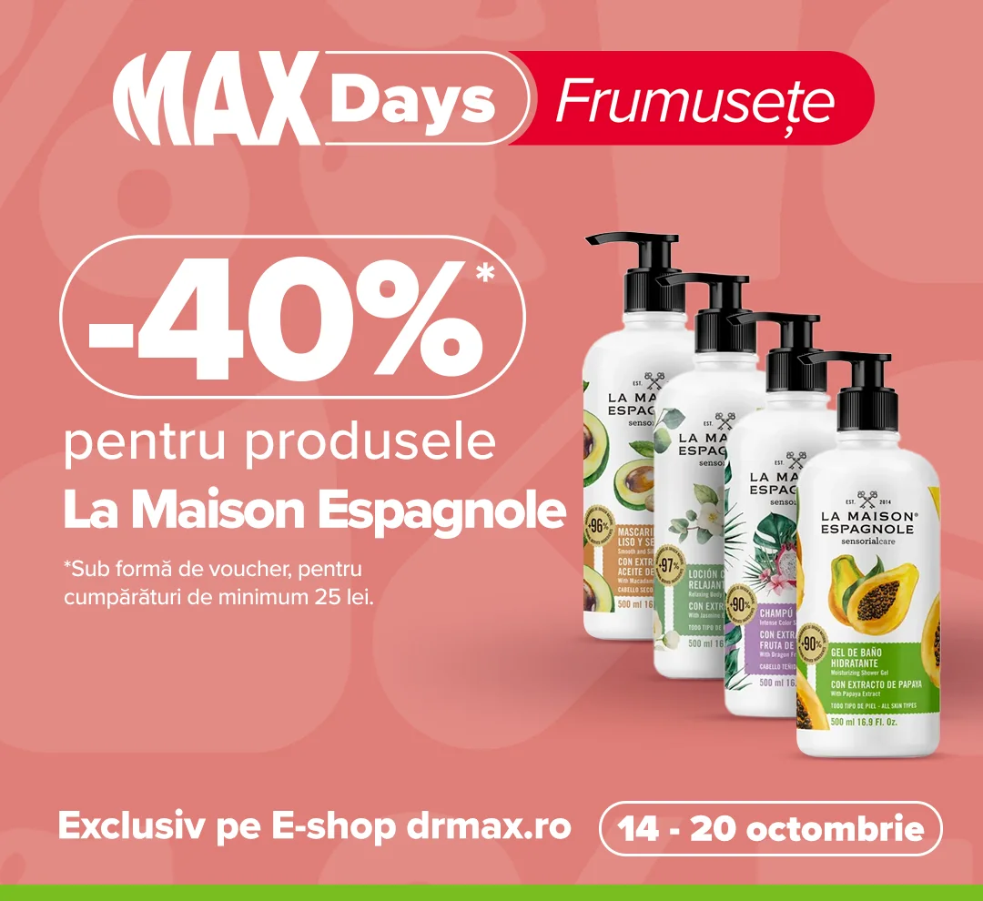 Max Days Frumusete Octombrie 2024 La Maison Espagnole