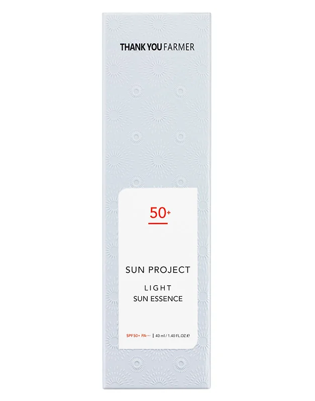 Crema cu protectie solara SPF 50+ Sun Project Light Sun Essence, 40ml, Thank You Farmer 