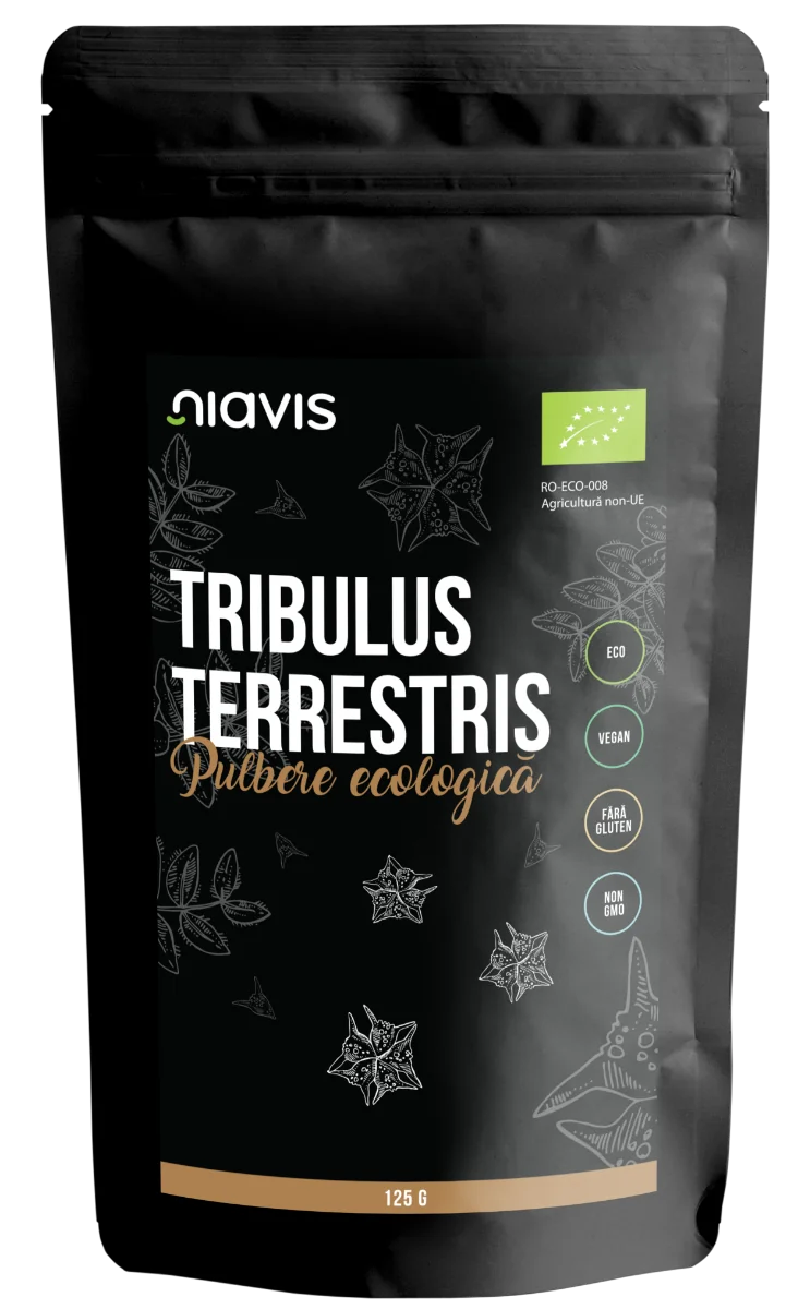 Tribulus Terrestris Pulbere ecologica, 125g, Niavis