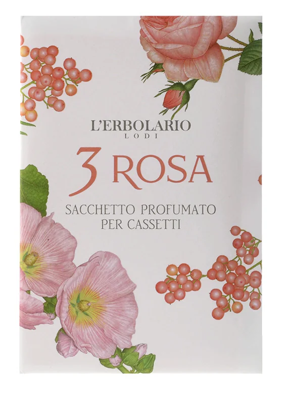 L'Erbolario 3 Rosa Saculet parfumat, 1 bucata