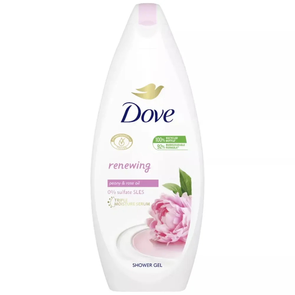 Gel de dus Renewing Rose Oil, 250ml, Dove