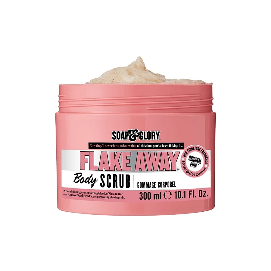 Exfoliant de corp Original Pink Flake Away, 300ml, Soap & Glory 