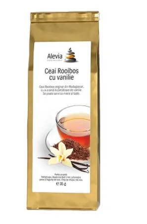 Ceai Rooibos cu Vanilie, 35g, Alevia