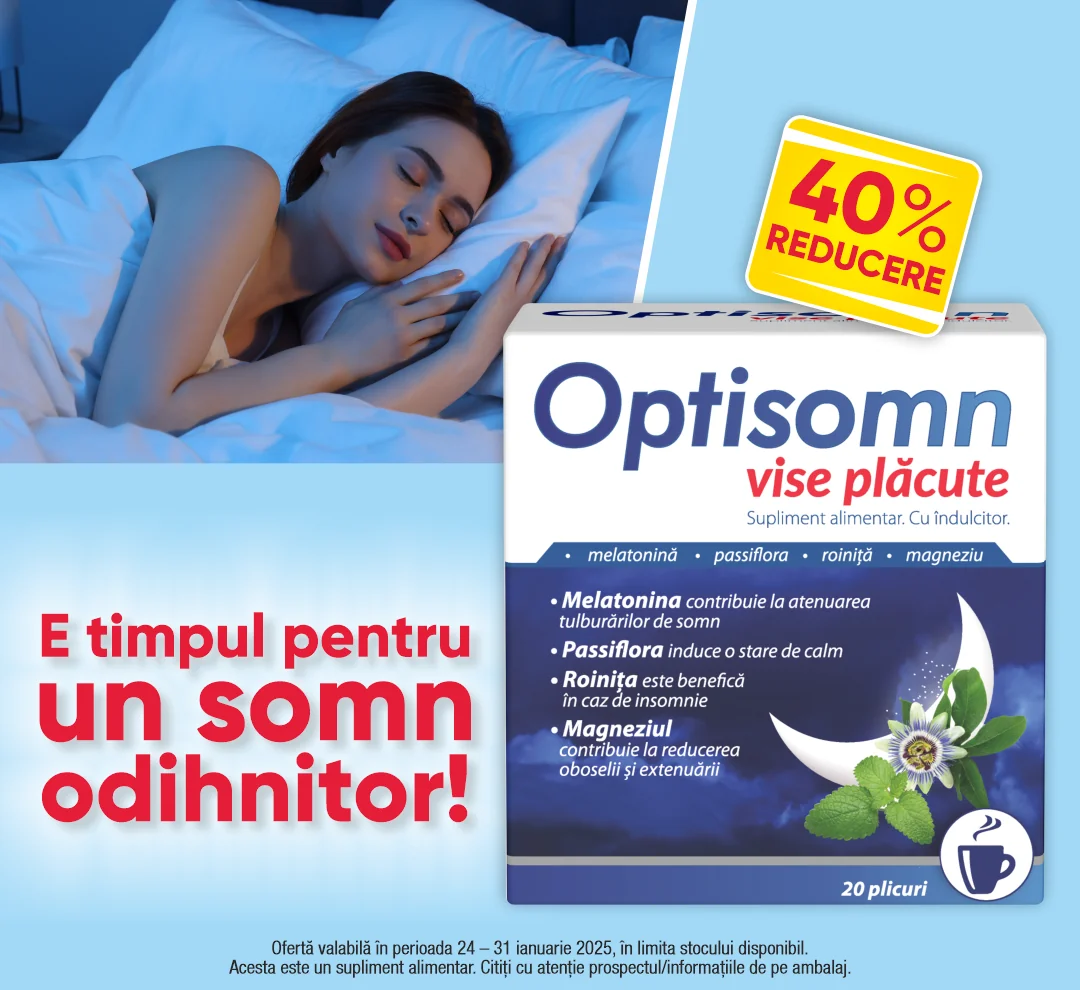 Oferta campanie Flash Deals 24-31 ianuarie Optisomn