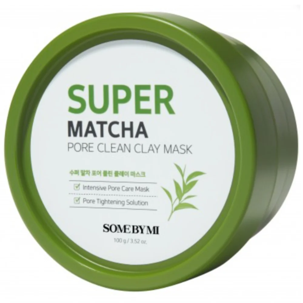 Masca tip wash-off pentru diminuarea porilor cu super-matcha Matcha Line, 100g, Some By Mi