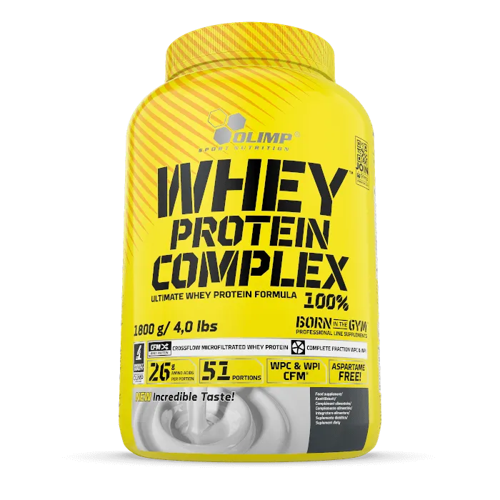 Proteine din zer Whey Protein Complex 100% vanilie, 1800g, Olimp Sport Nutrition