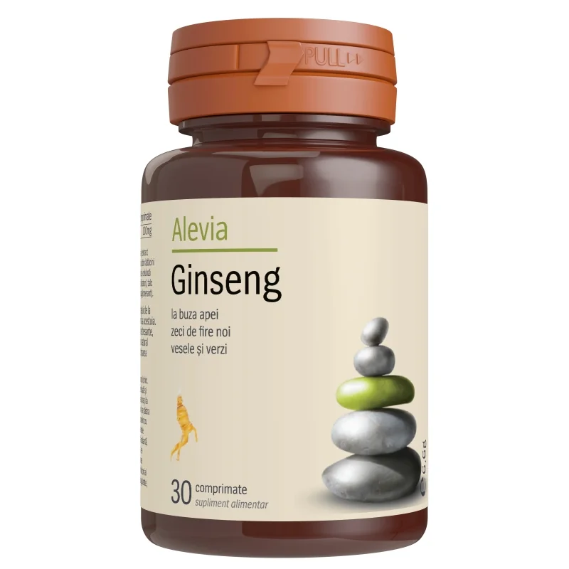 Ginseng, 30 capsule, Alevia