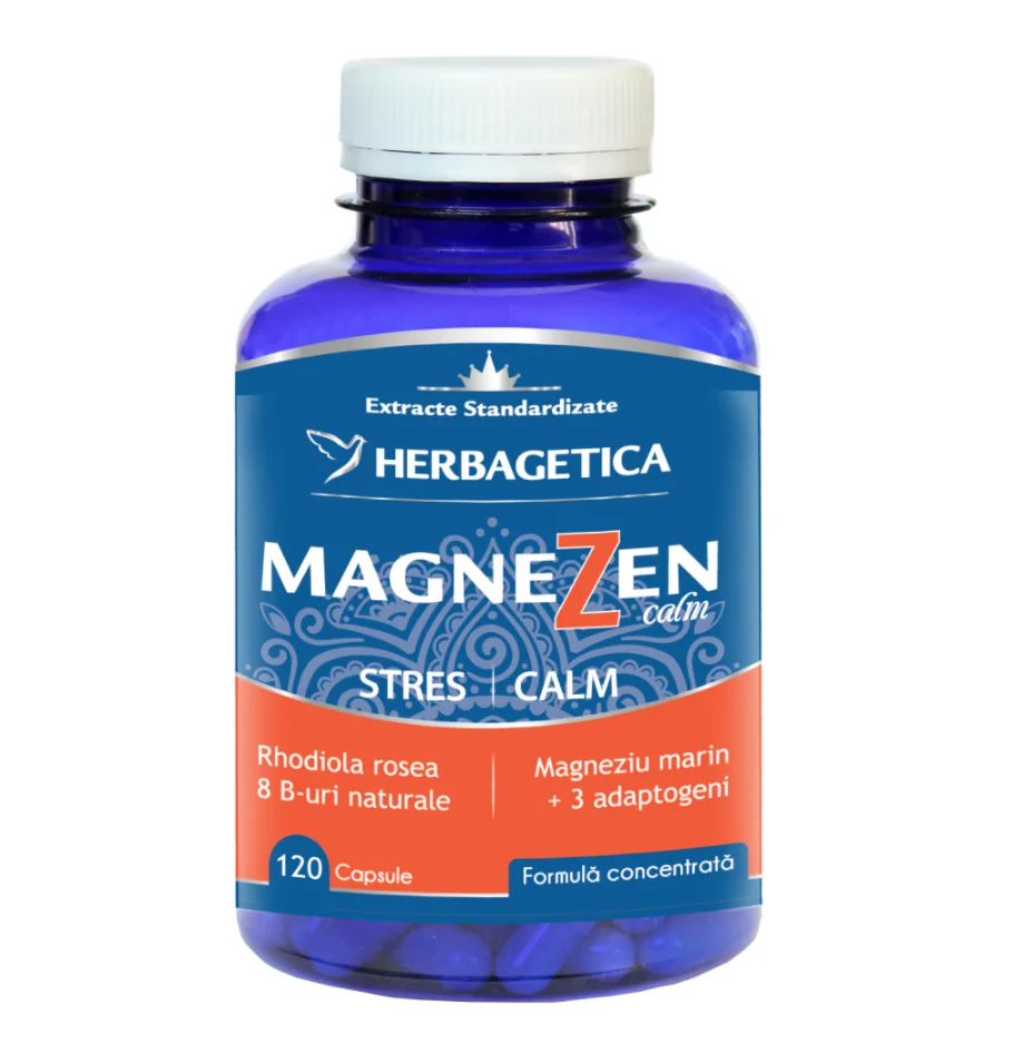 Magnezen Calm, 120 capsule, Herbagetica