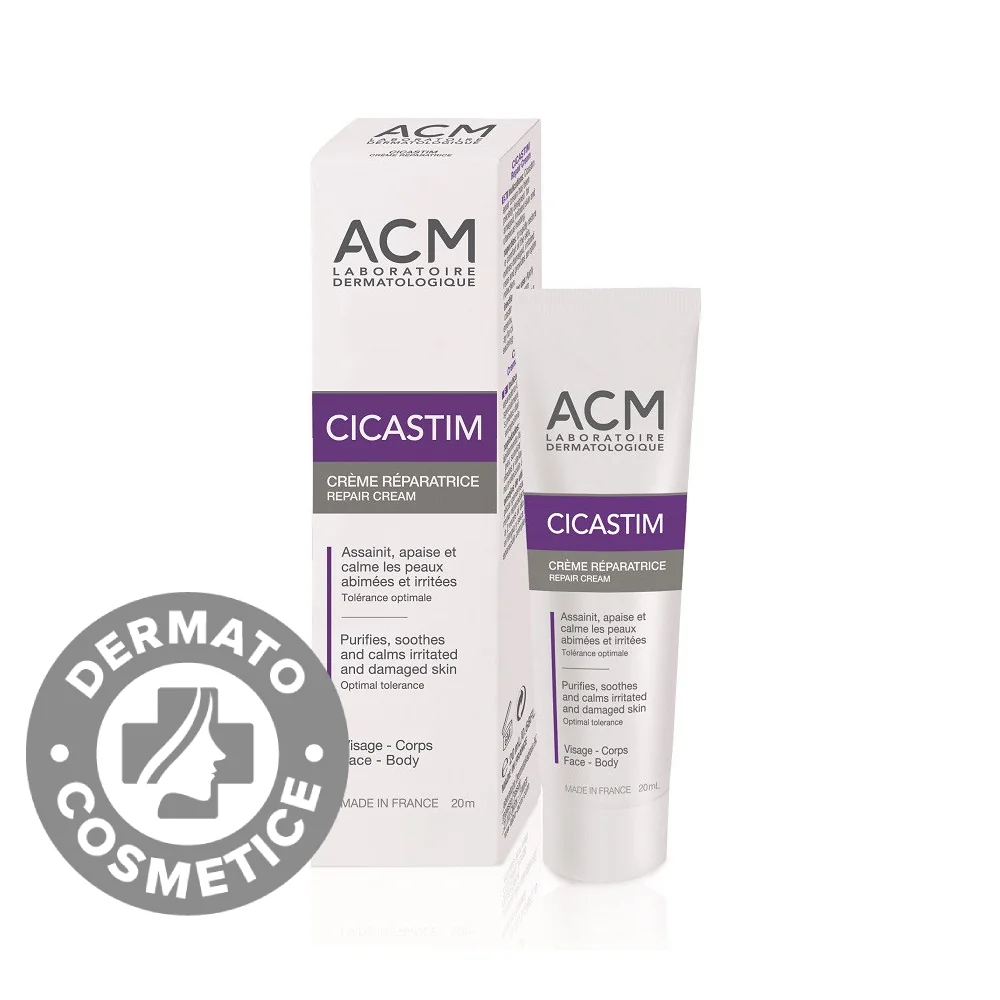 Crema reparatoare cicatrizanta Cicastim, 20 ml, ACM 