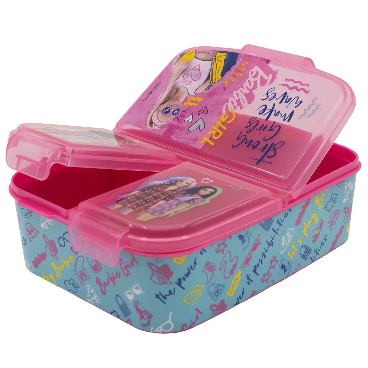 Cutie compartimentata sandwich Barbie, 1 bucata, Kidscenter