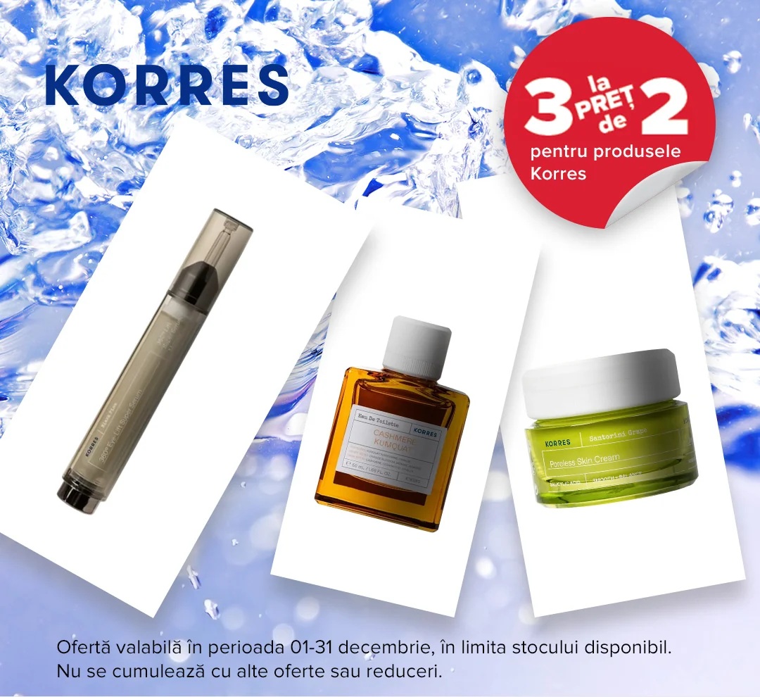 Ofertele lunii decembrie 2024 Korres