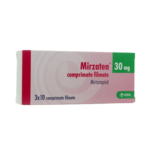 Mirzaten 30mg, 30 comprimate filmate, KRKA