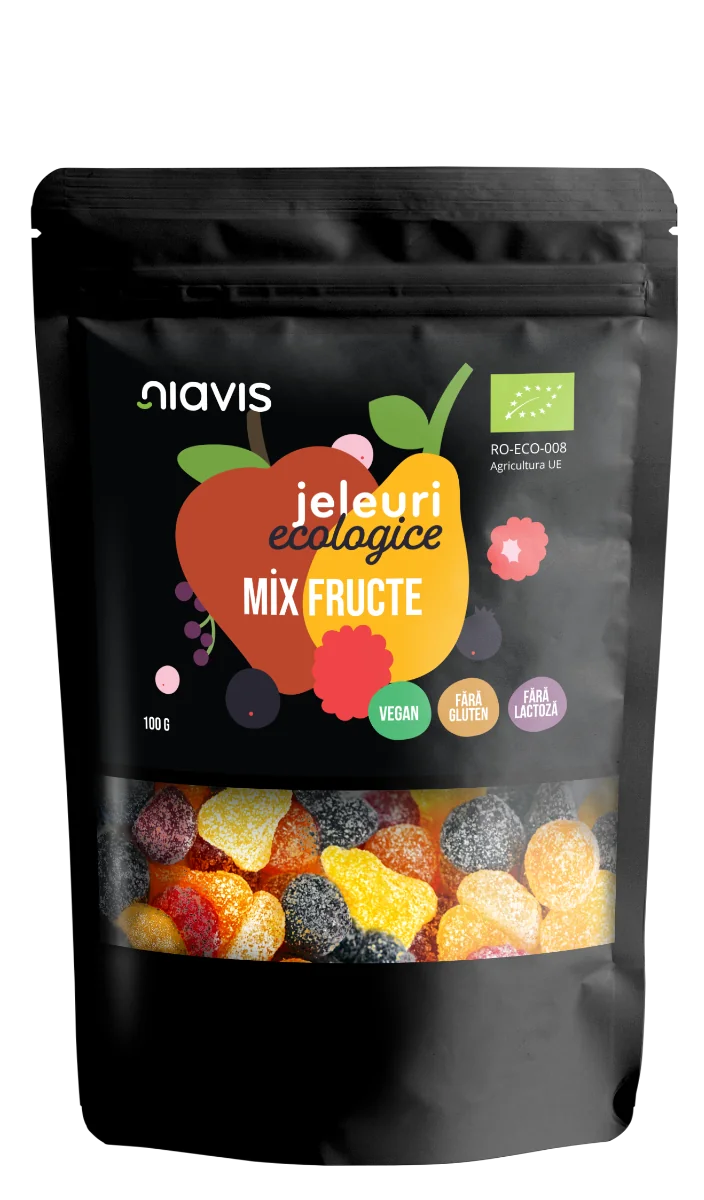 Jeleuri ecologice ,,Mix Fructe", 100g, Niavis