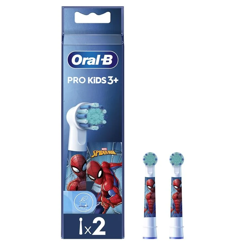 Rezerve periuta de dinti electrica pentru copii Frozen/Spiderman, 2 bucati, Oral-B 