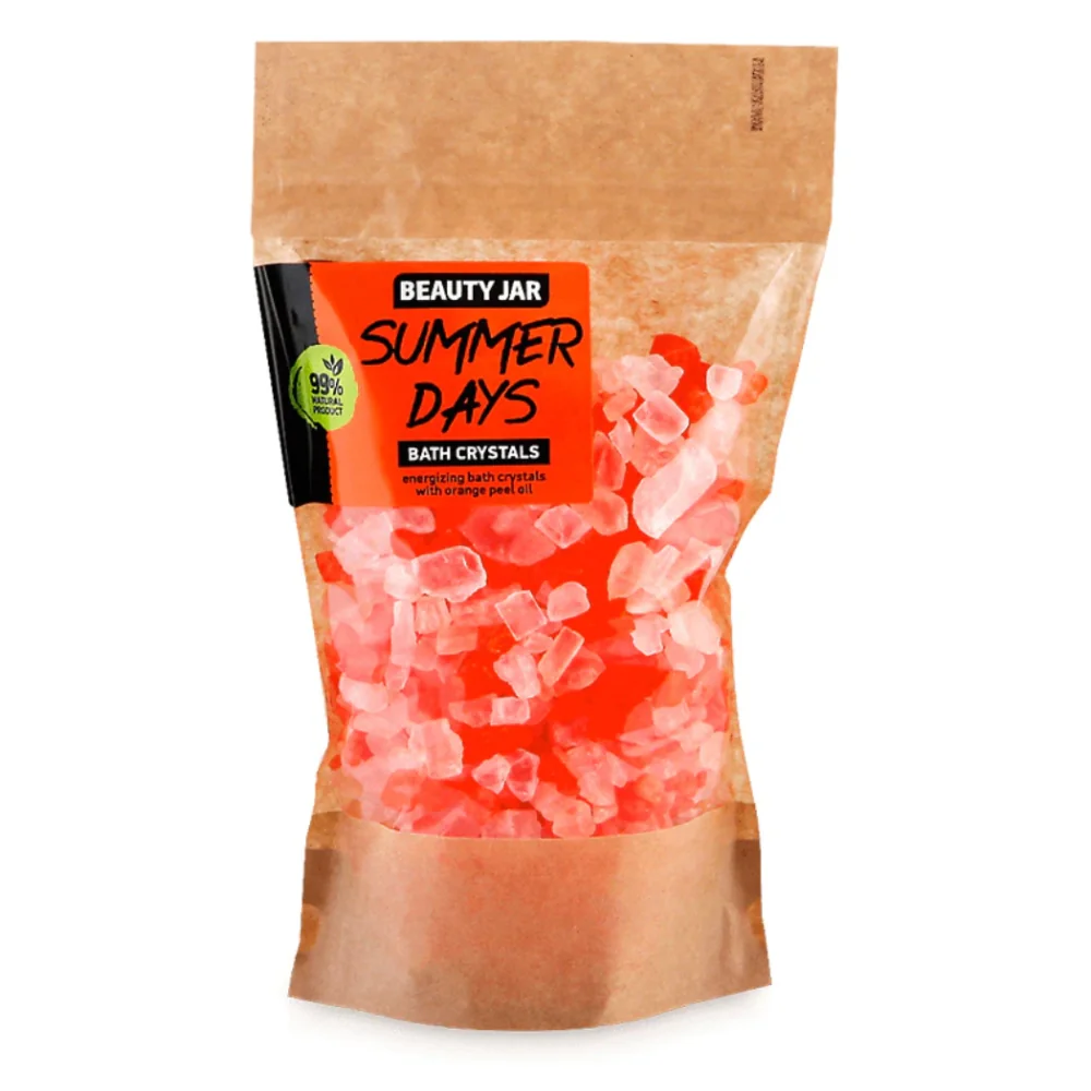 Cristale energizante pentru baie cu ulei de portocale Summer Days, 600g, Beauty Jar