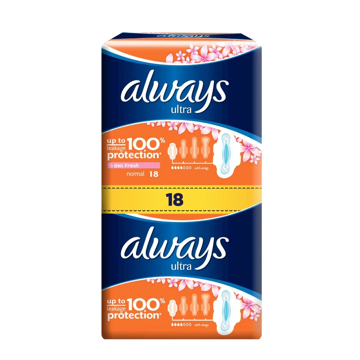 Absorbante Ultra Normal Fresh, 18 bucati, Always