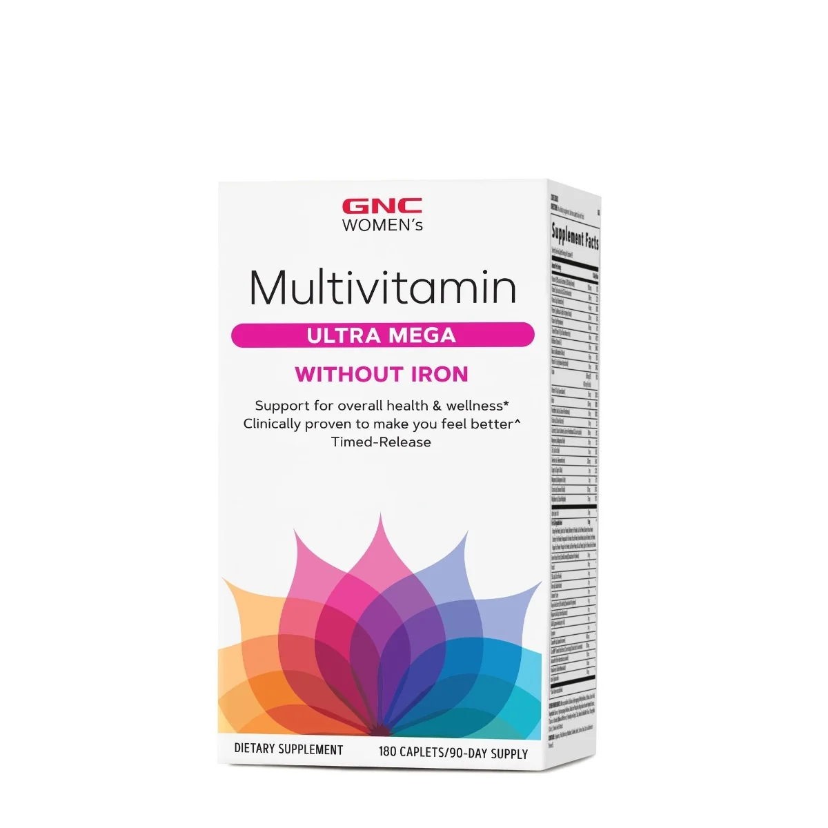 Complex de multivitamine pentru femei fara fier Ultra Mega, 180 tablete, GNC