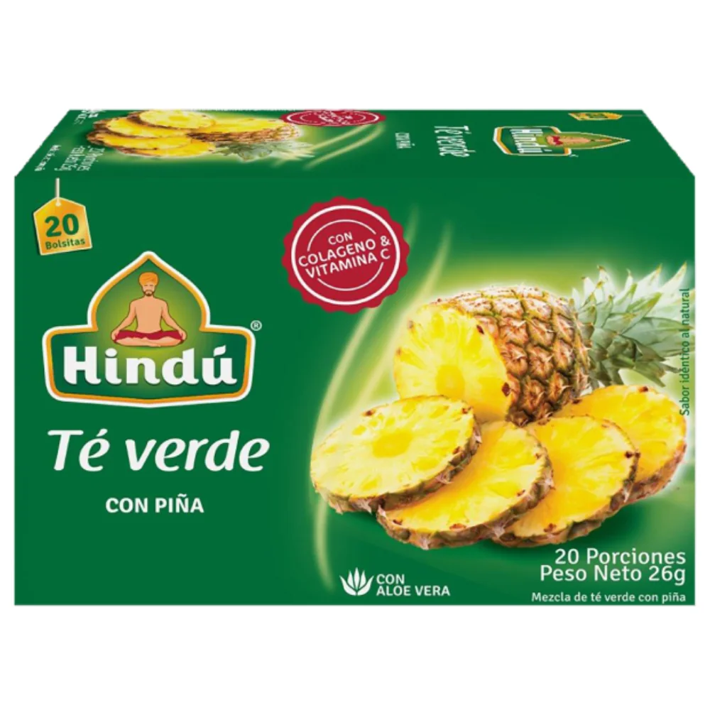 Ceai verde cu ananas, 26g, Hindu 