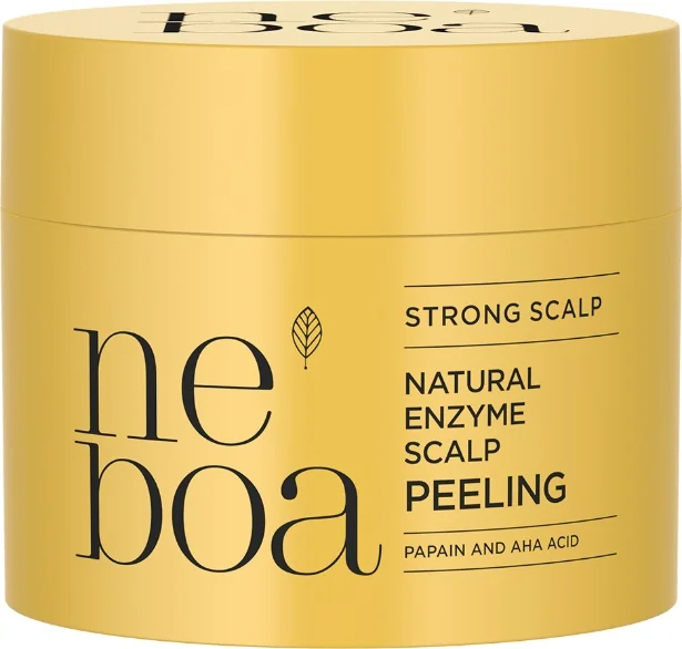 Peeling enzimatic natural pentru scalp Strong Scalp, 150ml, Neboa