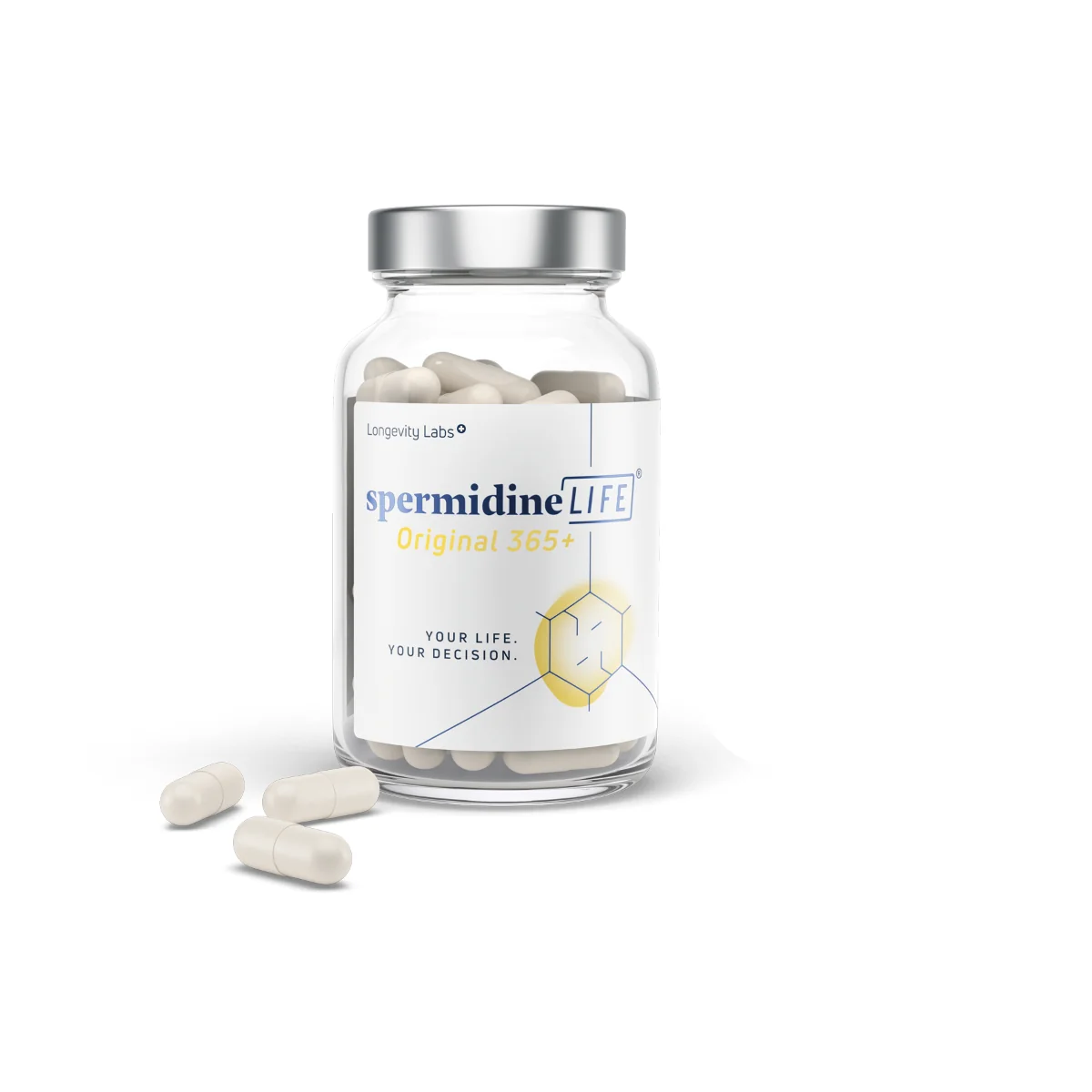 Supliment pentru regenerare celulara, rejuvenare si anti-aging Original 365+, 60 capsule, Spermidine Life