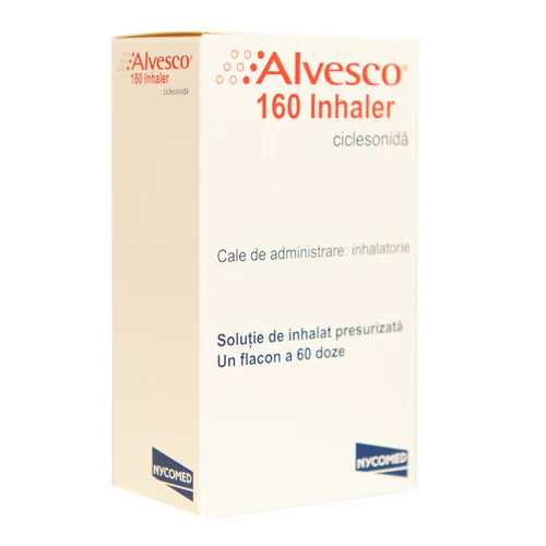 Alvesco 160mcg, 1 flacon cu 60 doze, Nycomed