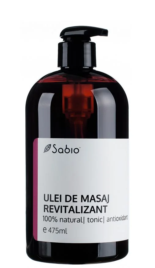 Ulei de masaj revitalizant, 475ml, Sabio