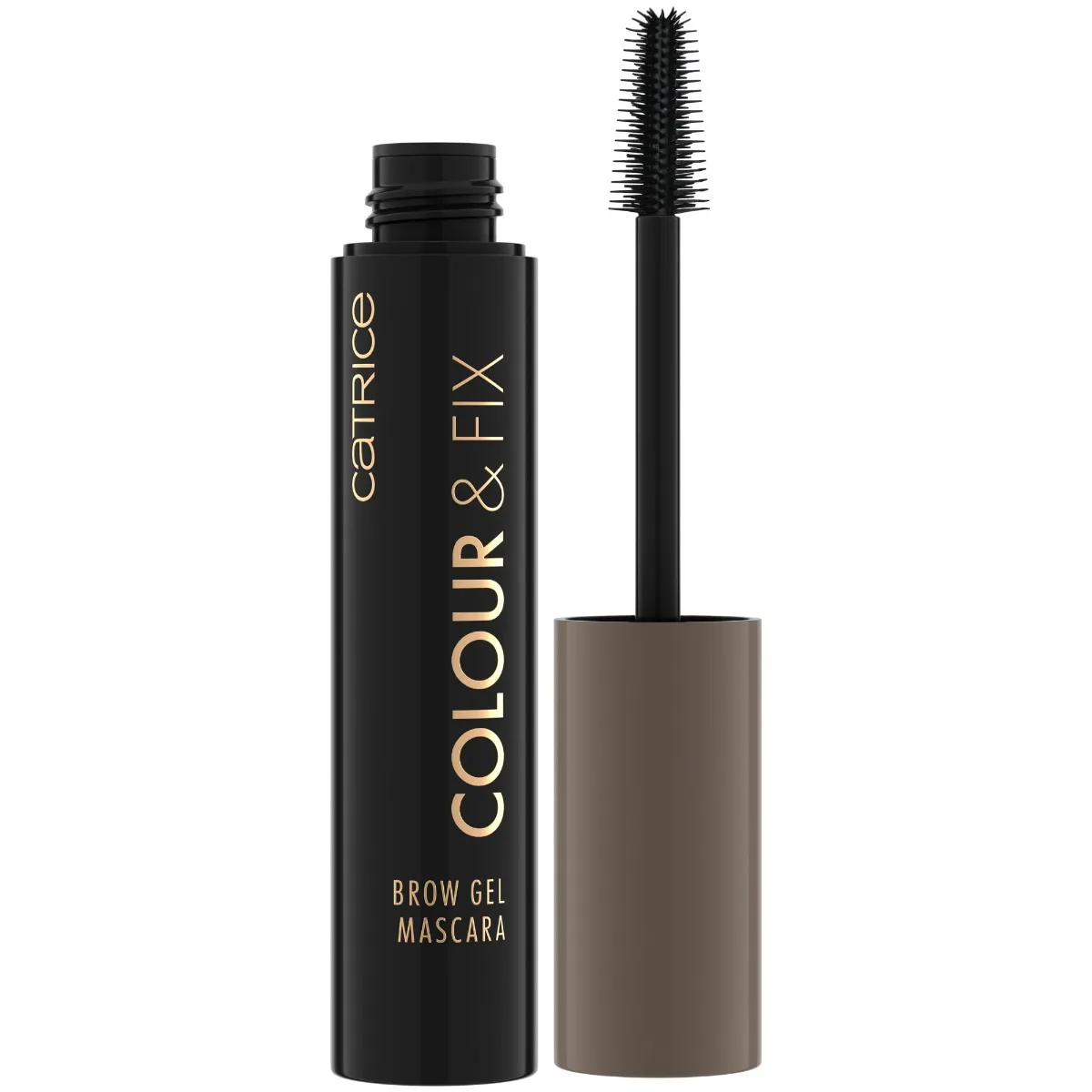 Mascara pentru sprancene Colour & Fix Brow Gel Mascara 030 - Dark Brown, 5ml, Catrice 