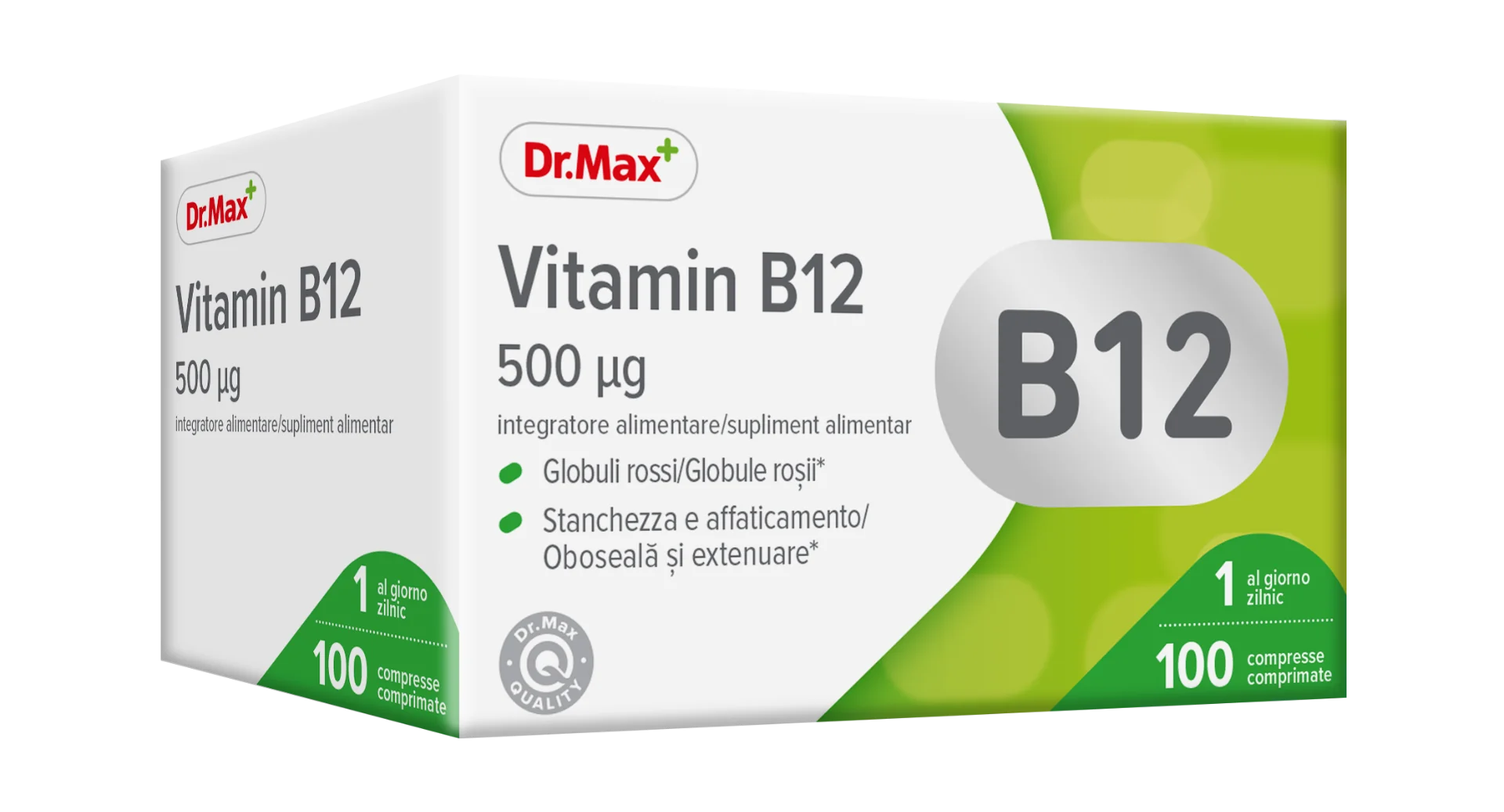 Dr. Max Vitamin B12 500mcg, 100 comprimate filmate