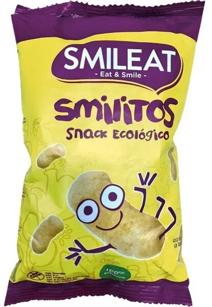 Pufuleti Smilitos cu ulei de masline +6 luni Bio, 38g, Smileat