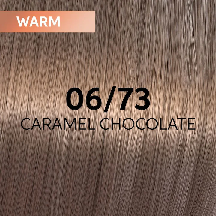 Vopsea demi-permanenta Shinefinity Zero Lift Glaze 06/71 Caramel Chocolate, 60 ml, Wella Professionals 