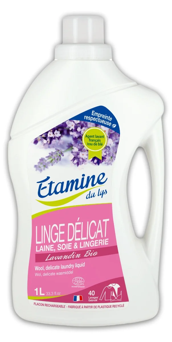 Detergent bio pentru rufe delicate si lana cu parfum de lavanda, 1000ml, Etamine