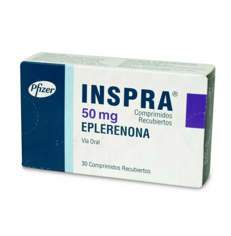 Inspra 50mg, 30 comprimate filmate, Pfizer 