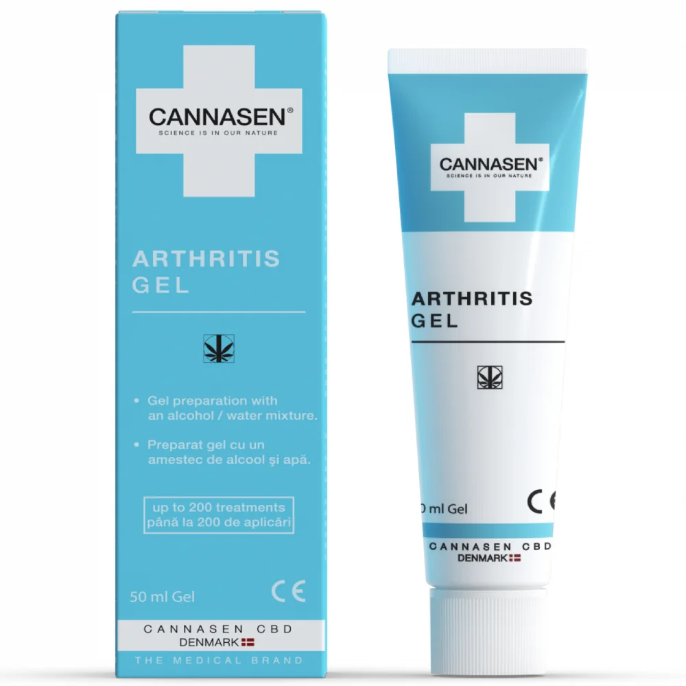 Gel cu CBD pentru artrita, 50ml, Cannasen