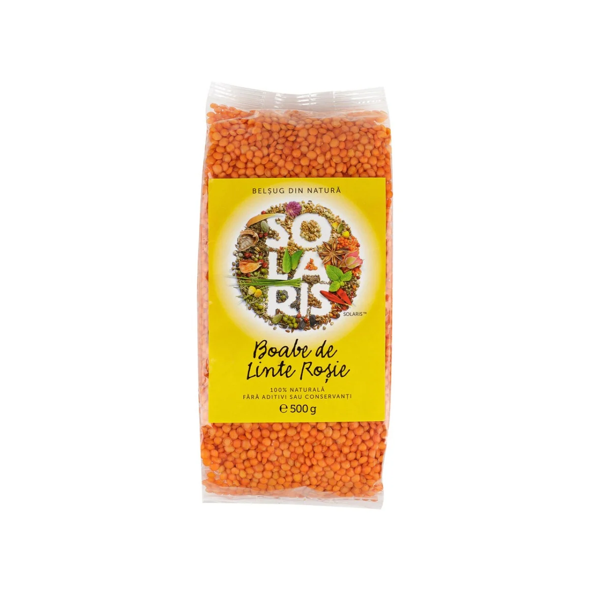 Boabe de Linte rosie, 500g, Solaris