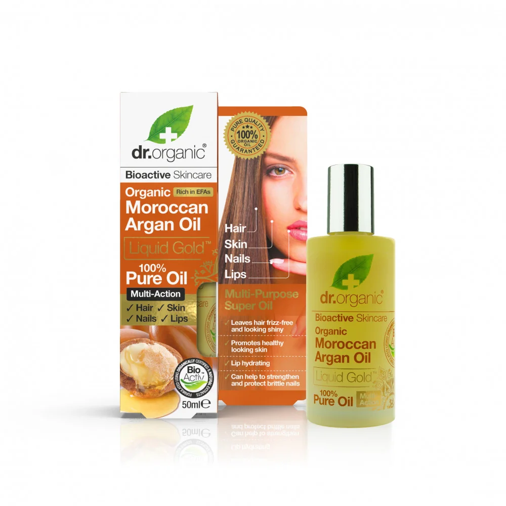 Dr.Organic Maroccan Argan Ulei 100% pur, 50ml