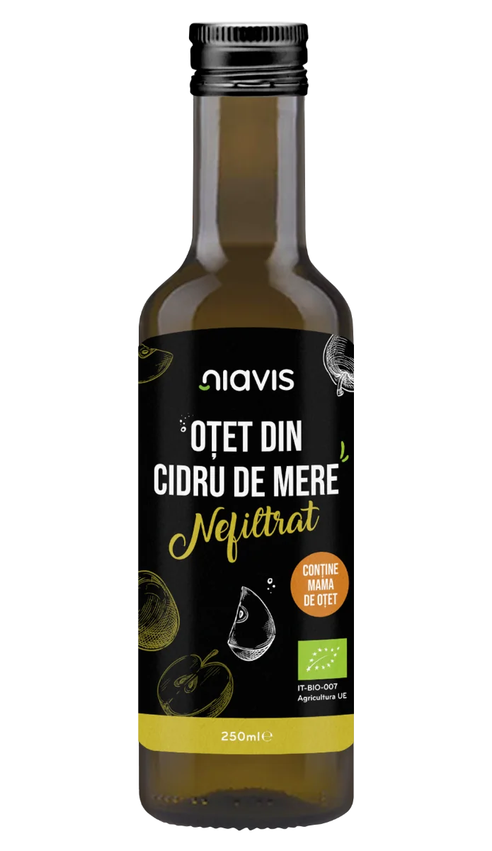 Otet din cidru de mere nefiltrat, 250ml, Niavis