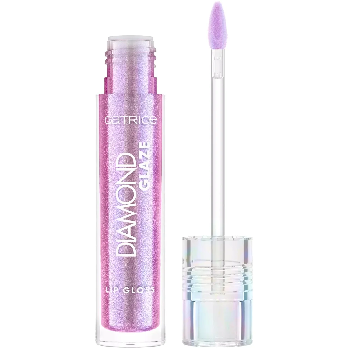 Luciu pentru buze Diamond Glaze 030 Less Bitter More Glitter Violet, 3ml, Catrice 