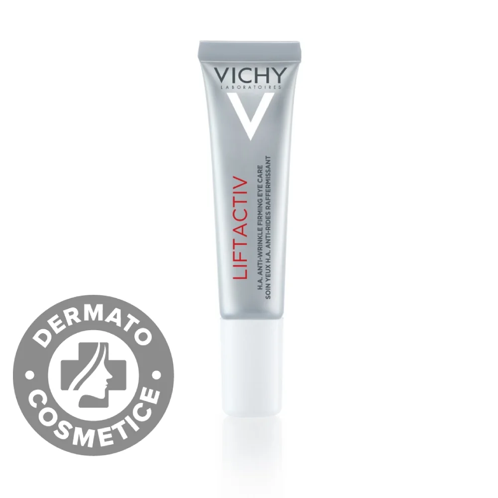 Crema pentru ochi cu efect antirid si fermitate Liftactiv H.A., 15ml, Vichy