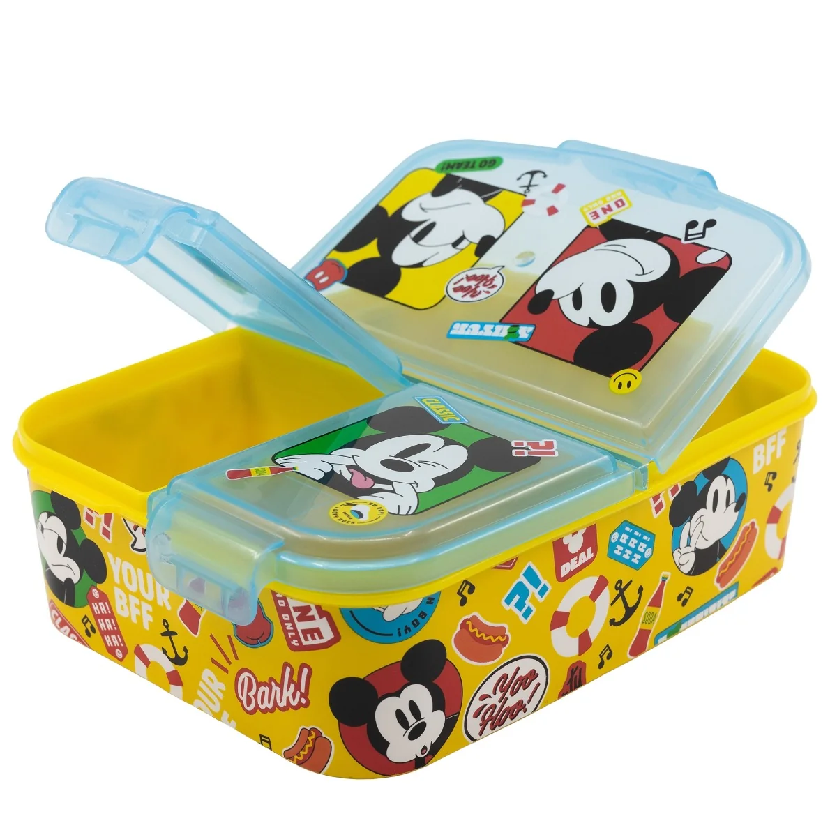 Cutie compartimentata sandwich Mickey, 1 bucata, Kidscenter 