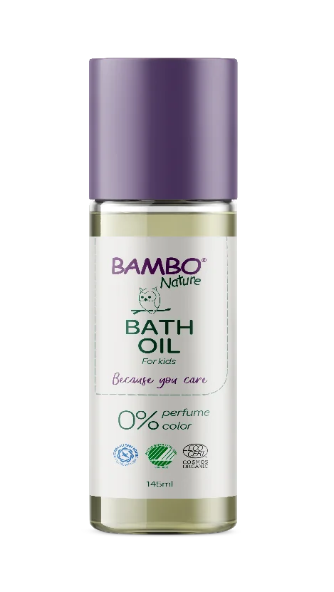 Ulei de baie pentru bebelusi, 145ml, Bambo Nature