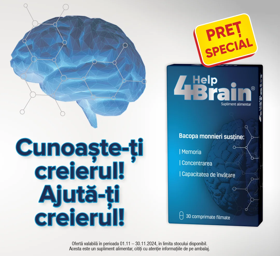 Ofertele lunii noiembrie 2024 Help 4 Brain Zdrovit